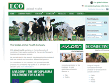 Tablet Screenshot of ecoanimalhealth.com